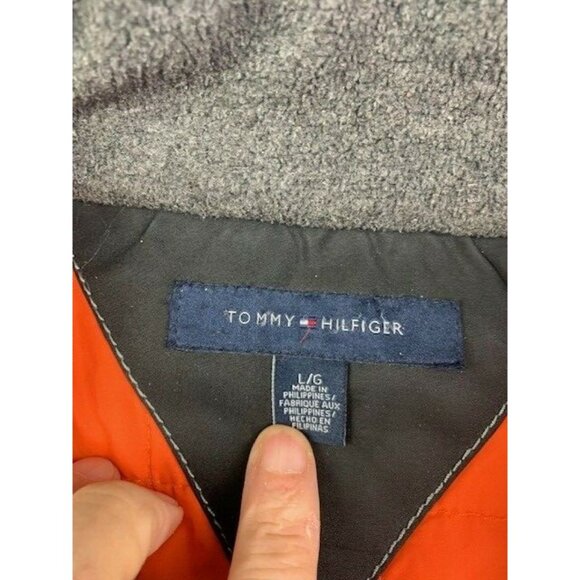 TOMMY HILFIGER Mens Full Zip Quilted Lined Jacket Size L Black - Picture 3 of 9